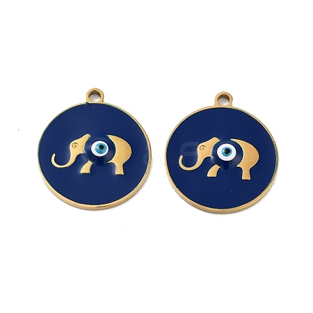 Ion Plating(IP) 316 Surgical Stainless Steel Pendants STAS-U014-58C-01-1