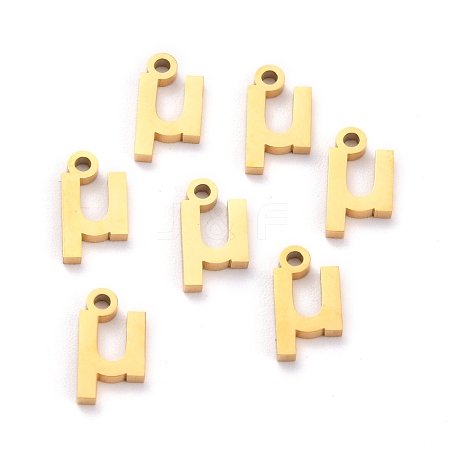 304 Stainless Steel Pendants STAS-F267-10M-G-1