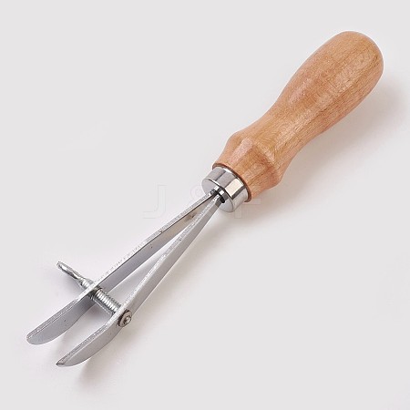 Profession Adjustable Leather Craft Edge Creaser TOOL-WH0048-01-1