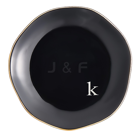 Round Ceramic Jewelry Dish AJEW-WH20067-015C-1