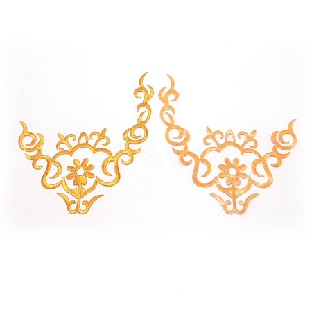 Flower Computerized Embroidery Cloth Iron on/Sew on Patches DIY-WH0096-59-1