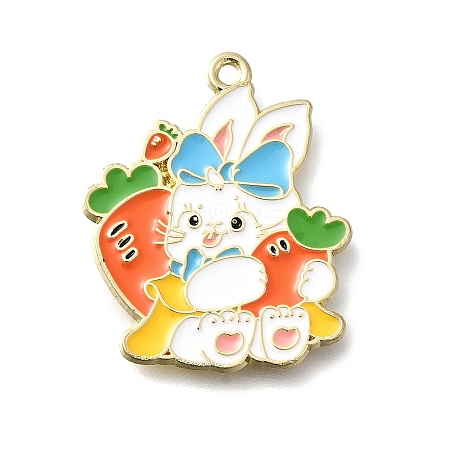 Cartoon Alloy Enamel Pendants ENAM-Z015-04G-05-1