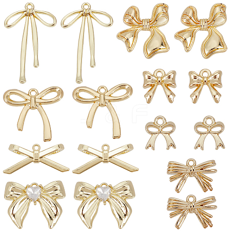 32Pcs 8 Styles Alloy Pendants FIND-SC0014-69-1