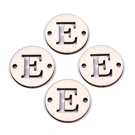 Unfinished Natural Poplar Wood Links Connectors WOOD-S045-140B-01E-1