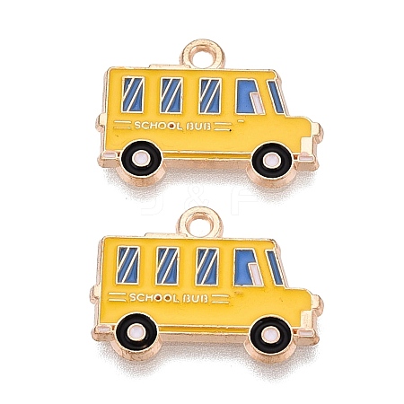 Alloy Enamel Pendants ENAM-Q004-01KCG-22-1