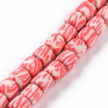 Handmade Polyester Clay Beads Strand CLAY-P001-01B-1