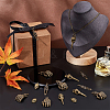 4 Styles Tibetan Style Alloy Pendants FIND-FG0002-81-4