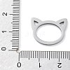 304 Stainless Steel Pendants LS-STAS-I327-02P-05-3