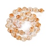 Natural Citrine Beads Strands G-B094-A15-01-4