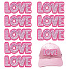 Towel Embroidery Style Cloth Paillette Iron on/Sew on Patches PATC-WH0006-59-1
