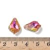 AB Color Plated Electroplate Glass Pendants EGLA-O003-06C-17-3