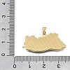 Brass Enamel Pendants KK-C263-30B-G-3