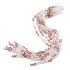 Transparent Gradient Color Glass Beads Strands GLAA-F131-01B-04-1