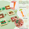 Olycraft 1 Set DIY Orchard Plastic Building Blocks Set DIY-OC0009-78-4