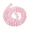 Transparent Baking Paint Glass Beads Strands LS-DGLA-A034-T8mm-D09-2