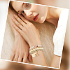 1 Set Bohemian Vacation Style Glass Beaded Stackable Stretch Bracelets Set for Women BJEW-SP0001-13-7