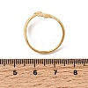 304 Stainless Steel Cuff Open Rings STAS-H259-06G-5