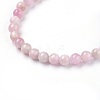 Natural Kunzite Stretch Bracelets X-BJEW-JB03738-01-2