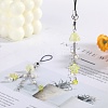 Glass & Acrylic Mobile Straps HJEW-SW00079-01-4