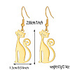 304 Stainless Steel Dangle Earrings FS-WGAFF5E-03-2