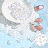 72Pcs 9 Styles ABS Plastic Imitation Pearl Beads KY-PA0001-16-6