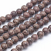 Natural Sandalwood Beads Strands WOOD-P011-01-6mm-1