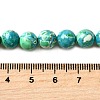 Dyed Natural Magnesite Beads Strands G-L617-D01-8mm-6