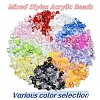 120Pcs 12 Styles Mixed Styles Acrylic Beads MACR-YW0003-05A-2