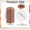 1 Roll Waxed Polyester Cord OCOR-CL0001-14A-2