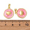 Brass Enamel Pendants KK-F911-01C-G05-3