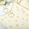 16Pcs 2 Colors 201 Stainless Steel Huggie Hoop Earrings Findings STAS-BBC0008-39A-3
