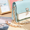 Unicraftale 2Pcs Alloy with Acrylic Oval Link Purse Strap Extenders FIND-UN0003-17-2