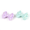 UV Plating Opaque Acrylic Beads X-OACR-N143-06-2