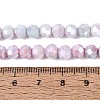 Anti-Tarnish Electroplate Glass Beads Strands EGLA-ZX010-6mm-06-6