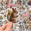 50Pcs Animals Paper Self-Adhesive Picture Stickers STIC-C010-06-1