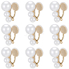 10Pcs Brass Ear Cuff Findings KK-BBC0022-46-7