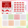 8 Sheets 8 Colors Paper Self-Adhesive Photo Corners for Scrapbooks Memory BooksStickers DIY-LP0001-82-2