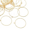 SHEGRACE Brass Hoop Earrings Findings XGR0005G-70G-1