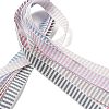 Polyester & Polycotton Striped Ribbons Sets SRIB-G010-01A-04-3