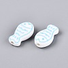Handmade Porcelain Ceramic Beads PORC-Q005-05D-2