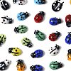 40pcs Ladybug Handmade Lampwork Beads Strands LAMP-FS0001-53B-3