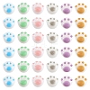 30Pcs 6 Colors Opaque Acrylic Beads FIND-YW0008-06-1