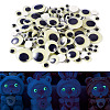 625Pcs 6 Styles Luminous PVC Craft Wiggle Eyes Cabochons DIY-TA0006-54-2
