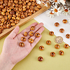 Wood European Rondelle Beads WOOD-WH0029-52-3