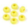 Opaque Acrylic European Large Hole Beads SACR-N019-03E-1