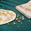 Kissitty 105Pcs 12 Styles Brass Hollow Beads KK-KS0001-27-6