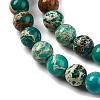 Dyed Natural Regalite/Imperial Jasper/Sea Sediment Jasper Beads Strands G-B124-C02-13-4