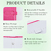 Portable PU Leather Earring Display Book EDIS-WH20011-01D-5