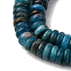 Natural Apatite Heishi Beads Strands G-NH0066-A01-2x6mm-4