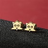 Stainless Steel Stud Earrings PW-WG95520-25-1